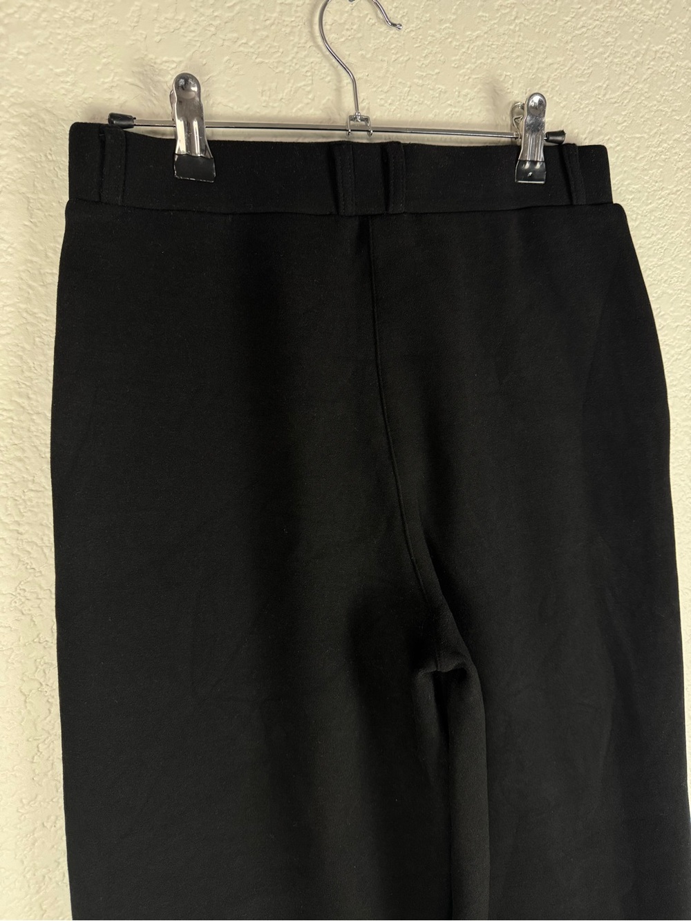 OGL FuzzLuxe Black High Waisted Straight Leg Pull on Pant - Picture 12 of 15